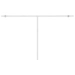 vidaXL Auvent automatique capteur de vent LED 450x350 cm Bleu et blanc
