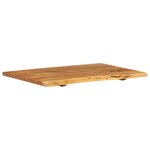 vidaXL Dessus de meuble-lavabo de salle de bain Acacia 80x52x2 5 cm