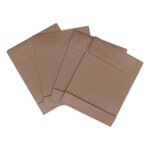 Lot de 250 enveloppes pochettes kraft armé à soufflet marron 260 x 330 + 50 mm