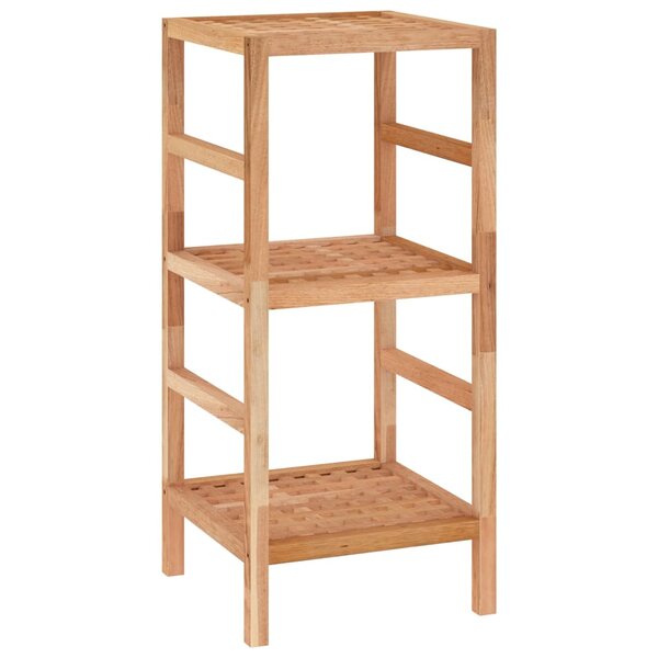vidaXL Étagère de salle de bain 35 5x35 5x79 cm Bois massif de noyer