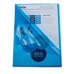 Etui Carton De 100 Pochettes Coin Pvc Lisse Haute Résistance 13/100e - A4 - Couleurs Assorties - Exacompta