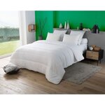Couette tempérée anti-acariens VICTORIA 220 x 240 cm blanc