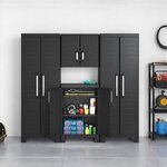 Keter Armoire de rangement haute Detroit Noir