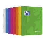 Cahier EASYBOOK Agrafé 17x22cm 96 pages grands carreaux 90g Couleurs aléatoires OXFORD