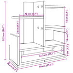 Organisateur armoire de bureau 49 x 20 x 52 5 cm marron 02_0043570