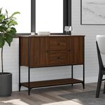 vidaXL Buffet chêne marron 100x36x85 cm bois d'ingénierie