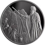 Monnaie en argent 2 nis g 31.1 (1 oz) millésime 2022 moses and the rock moses and the rock 1