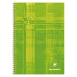 Cahier spirales clairefontaine metric - a4 21 x 29 7 cm - grands carreaux - 100 pages