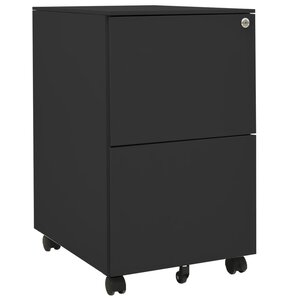 vidaXL Classeur mobile Anthracite 39x45x67 cm Acier