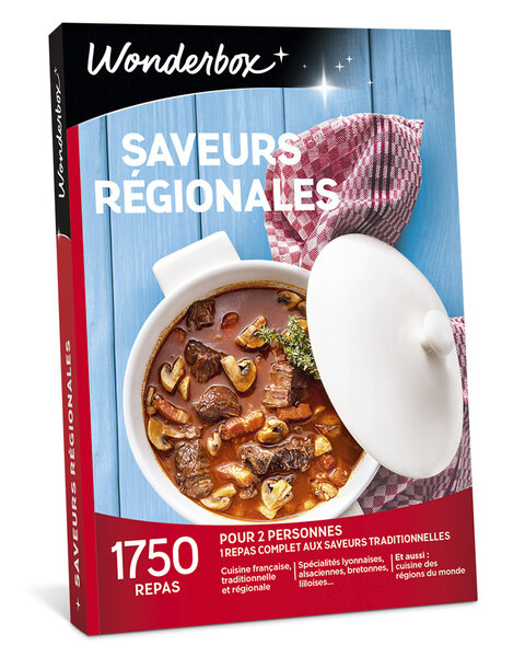 Coffret cadeau - WONDERBOX - Saveurs régionales