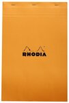 Bloc ORANGE N°19 21x31,8cm 80F agrafées 80g Q.5x5 RHODIA