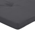 vidaXL Coussins de chaise adirondack lot de 2 anthracite tissu oxford