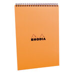 Bloc RI Classic ORANGE 21x29,7cm 80F 80g Q.5x5 RHODIA