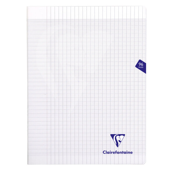 Cahier MIMESYS Piqué Polypro 24 x 32 cm 96 pages 90g Séyès Incolore CLAIREFONTAINE