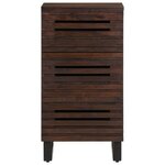 vidaXL Buffet marron 40x34x75 cm bois massif de manguier