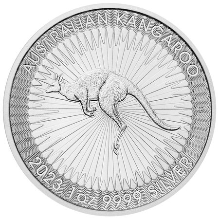 Pièce de monnaie 1 Dollar Australie 2023 1 once argent – Kangourou