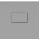 vidaXL Receveur de douche SMC Gris 80x80 cm