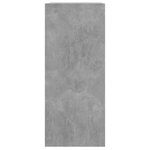 vidaXL Bibliothèque/Séparateur de pièce Gris béton 40x30x72 cm
