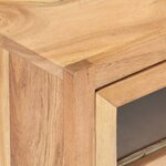 vidaXL Table de chevet 40x30x50 cm Bois d'acacia massif