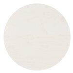 vidaXL Dessus de table Blanc Ø40x2 5 cm Bois de pin massif