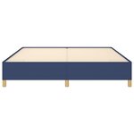 vidaXL Cadre de lit Bleu 180 x 200 cm Tissu