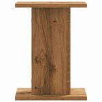 vidaXL Supports pour plantes 2 Pièces chêne artisanal bois d'ingénierie