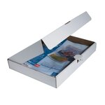 Etui de 100 pochettes perforées ouverte 2 côtés PP lisse 6/100e EXACOMPTA