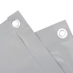 vidaXL Écran d'intimité de balcon gris 300x90 cm PVC