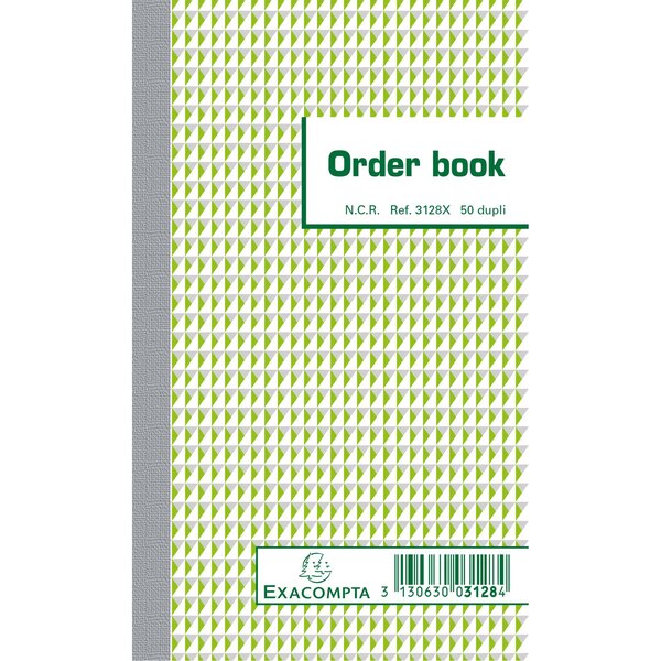 Orderbook Ligné 17x10 5 Cm 50 Feuillets Double Autocopiant - X 10 - Exacompta
