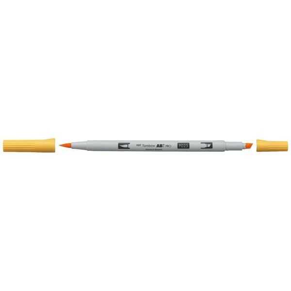 Marqueur Base Alcool Double Pointe ABT PRO 025 orange clair x 6 TOMBOW