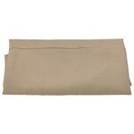 vidaXL Tissu de remplacement pour parasol déporté taupe 300 cm