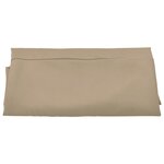 vidaXL Tissu de remplacement pour parasol déporté taupe 300 cm