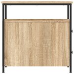 vidaXL Tables de chevet 2 Pièces chêne sonoma 30x60x60 cm bois ingénierie