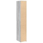 vidaXL Buffet haut sonoma gris 30x41x185 cm bois d'ingénierie