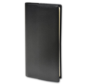 Agenda Civil PLANORIZON Couv Plast Grainée noir 8,8 x 17 cm QUOVADIS