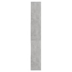 vidaXL Bibliothèque Gris béton 67x24x161 cm Bois d'ingénierie