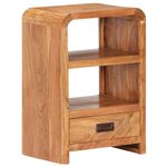 vidaXL Table de chevet 40x30x60 cm Bois acacia massif et finition miel