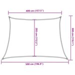 vidaXL Voile d'ombrage 160 g/m² Vert clair 4/5x3 m PEHD