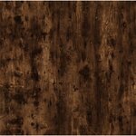 vidaXL Table basse Chêne fumé 80x50x40 cm Bois d'ingénierie