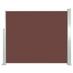 vidaXL Auvent latéral rétractable 120 x 300 cm Marron