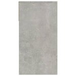 vidaXL Table console Gris béton 100x39x75 cm Bois d'ingénierie