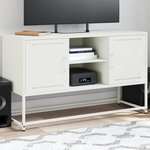 vidaXL Buffet haut jaune moutarde 100 5x39x107 cm acier