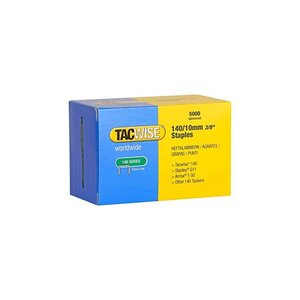 TACWISE Agrafes 140/10 mm 5.000 pièces galvanisé