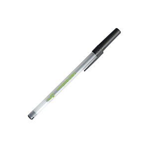 Stylo bille, Ecolutions Round Stic, pointe moyenne (1 mm), corps blanc, encre noire (paquet 60 unités)