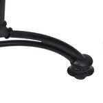 vidaXL Pied de table de bistro Noir 93x60x72 cm Aluminium coulé