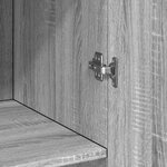 vidaXL Buffet haut sonoma gris 70x42 5x185 cm bois d'ingénierie