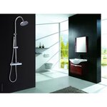 Rousseau colonne de douche avec robinet mitigeur thermostatique loona