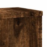 vidaXL Supports pour plantes 2 Pièces chêne fumé bois d'ingénierie