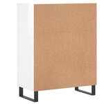 vidaXL Buffet Blanc brillant 69 5x34x90 cm Bois d'ingénierie