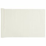 vidaXL Écran d'intimité de balcon blanc 700x75 cm PVC